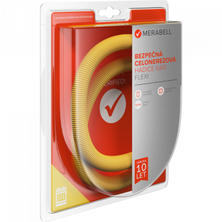 Nerezová hadice pro připojení plynu Gas Flexi R1/2"-G1/2" 50-100 cm