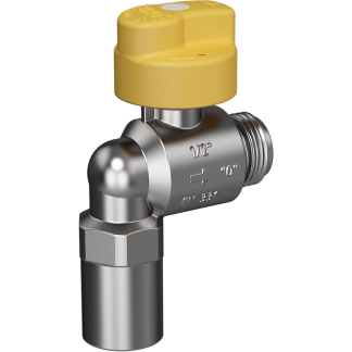 Bezpečnostní plynový ventil Merabell VAIT Rp1/2"-G1/2" - rohový