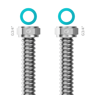Nerezová trubka Merabell Ready! G3/4"-G3/4" 30-100cm